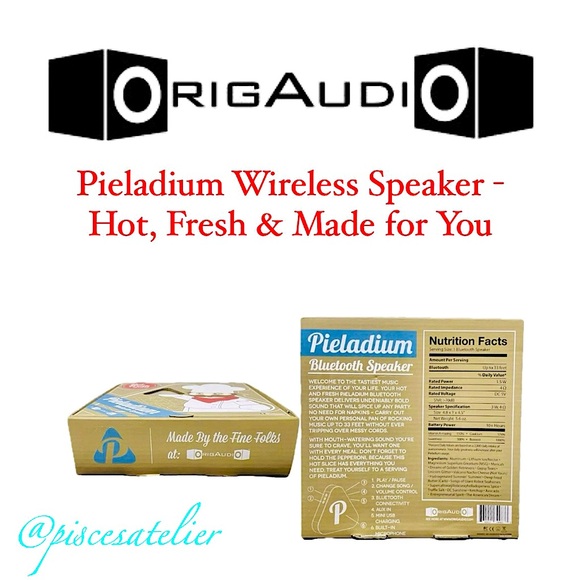 ORIGAUDIO Pieladium Wireless Speaker - Hot, Fresh & Made for You - “ORACLE” - Picture 12 of 13